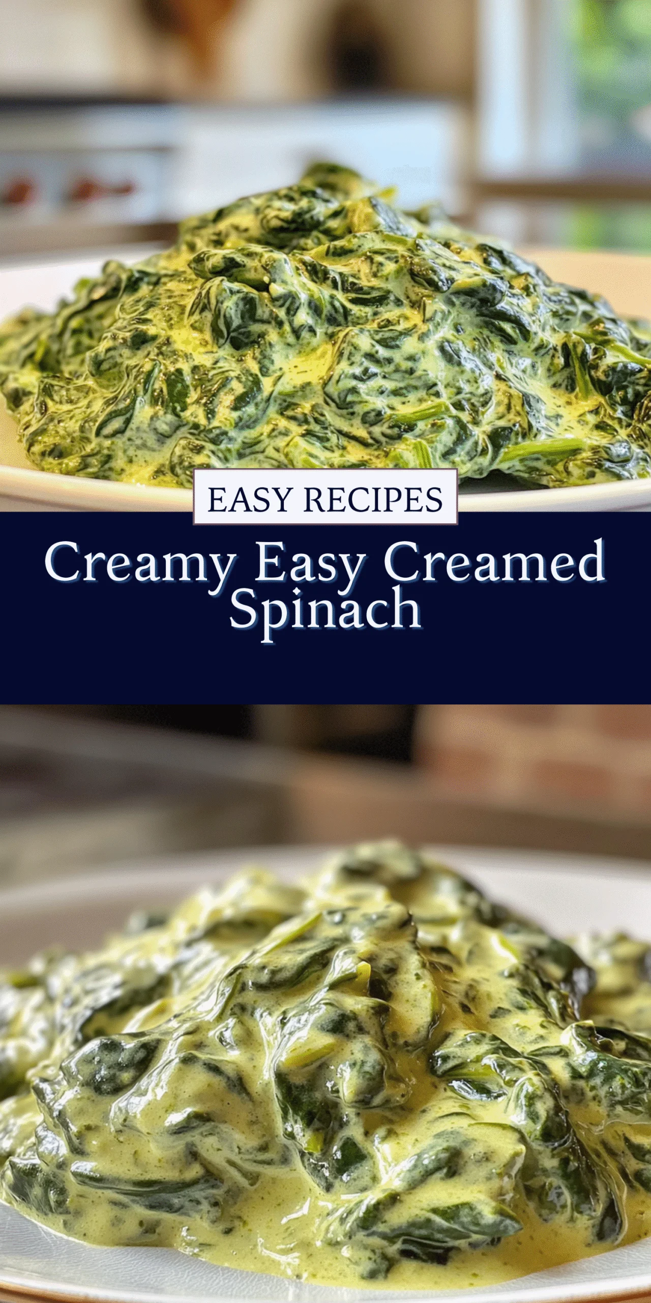 Creamy Easy Creamed Spinach
