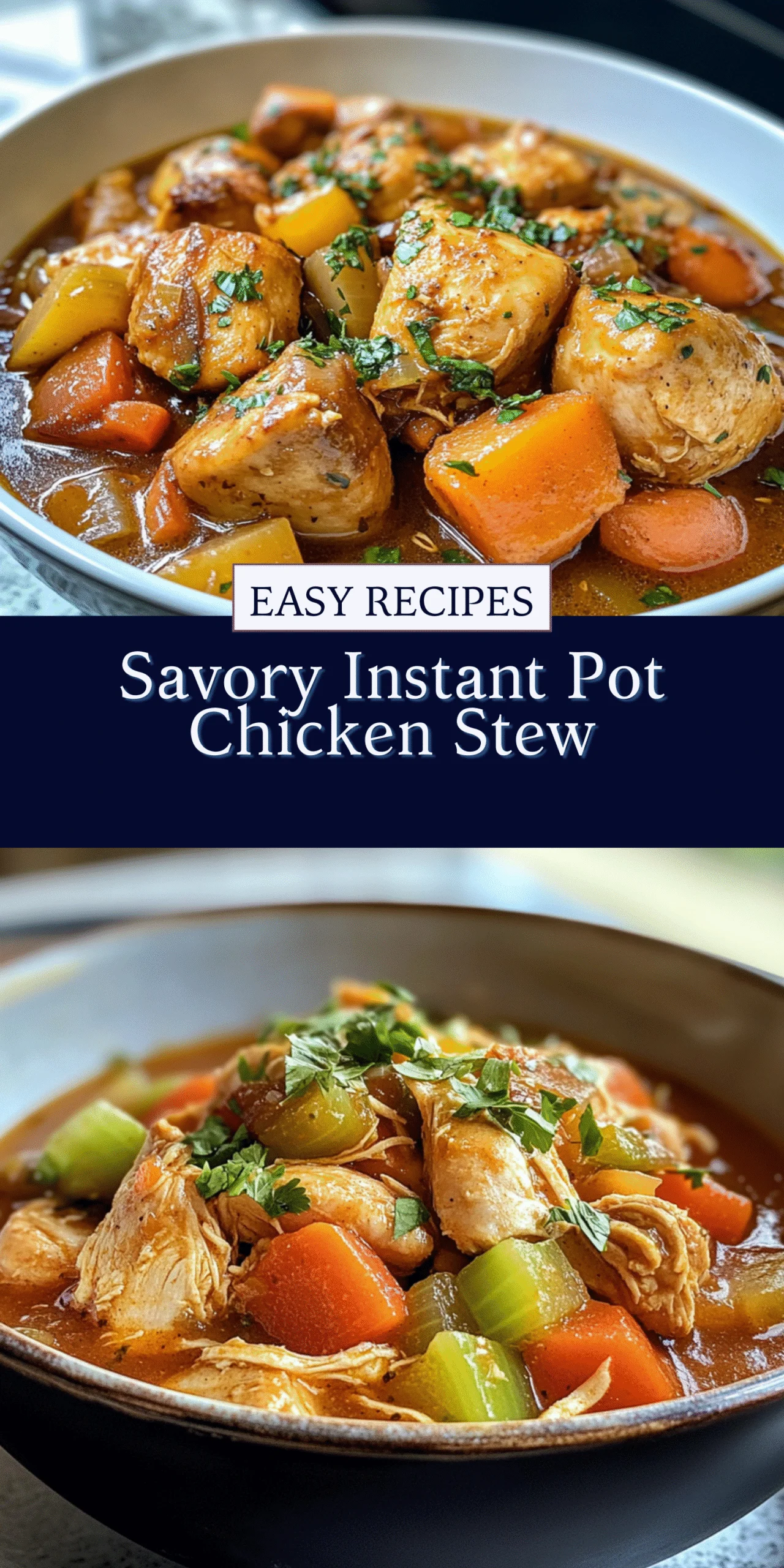 Savory Instant Pot Chicken Stew
