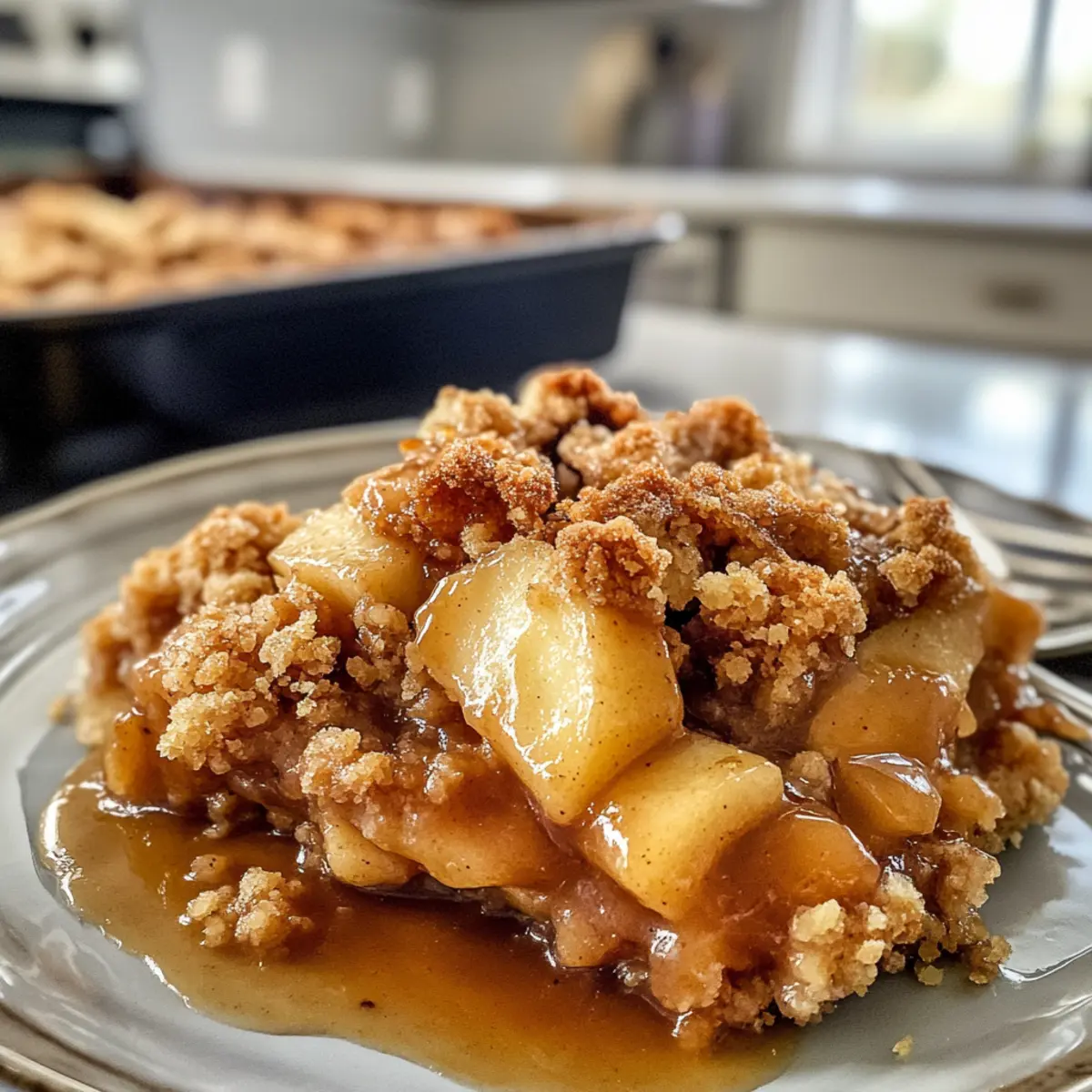 Warm Classic Apple Crisp
