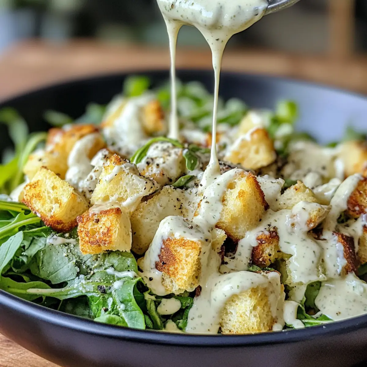 Creamy Homemade Caesar Dressing