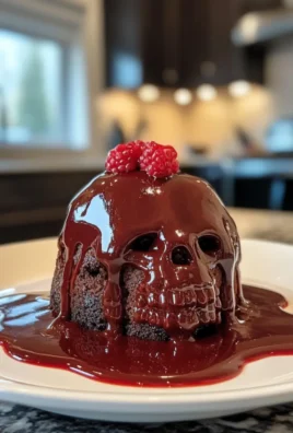 Decadent Skull Lava Cake