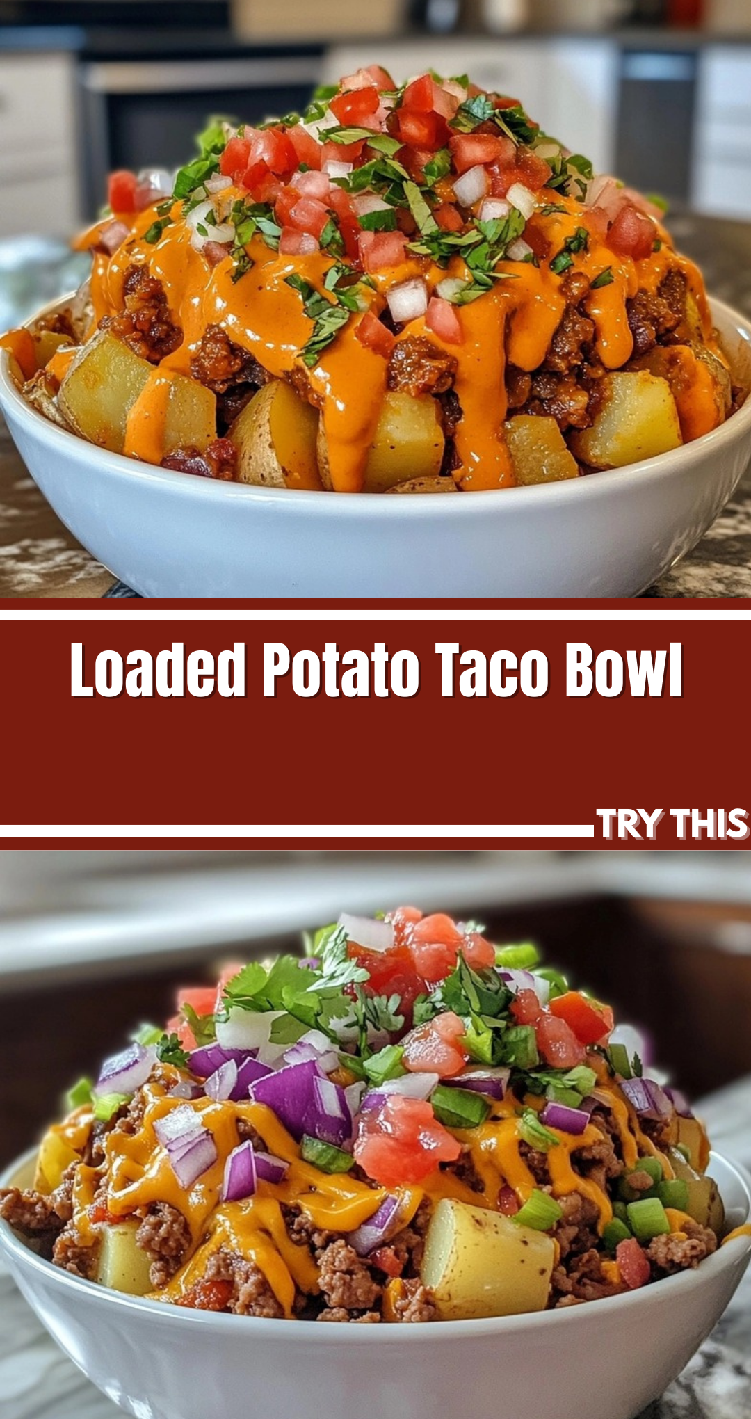 Loaded Potato Taco Bowl