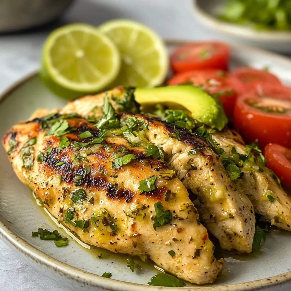 Fiesta Lime Chicken Recipe with Avocado