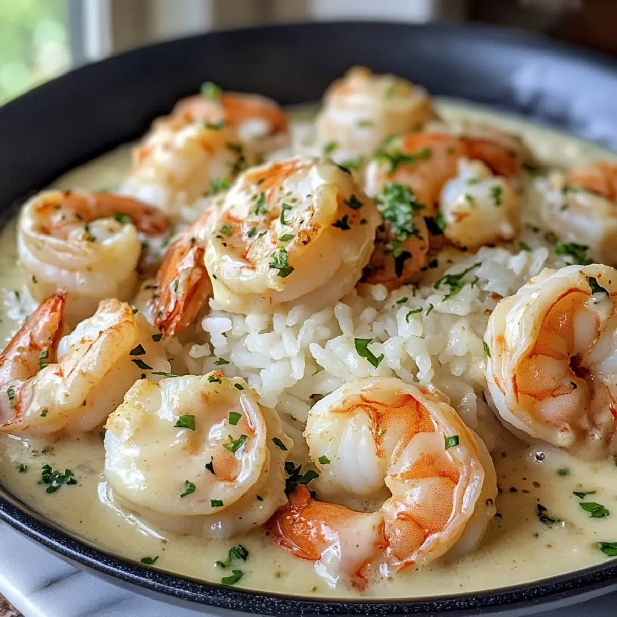 Creamy Garlic Butter Shrimp with Rice: A Quick and Comforting One-Pan Meal