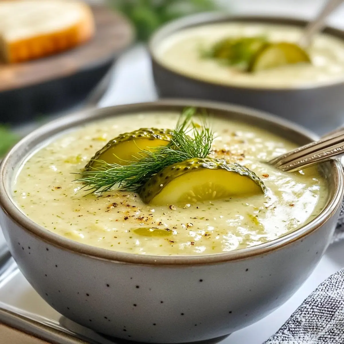 Instant Pot Creamy Dill Pickle Soup