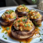 Valentines Day Stuffed Mushrooms Recipe