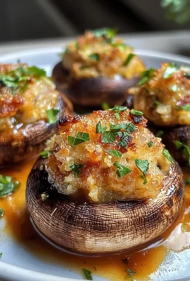 Valentines Day Stuffed Mushrooms Recipe