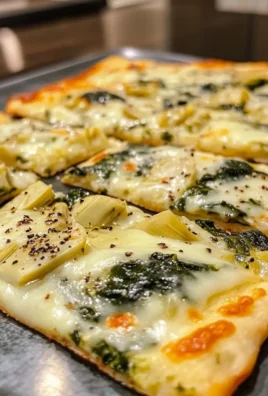 Spinach Artichoke Flatbread