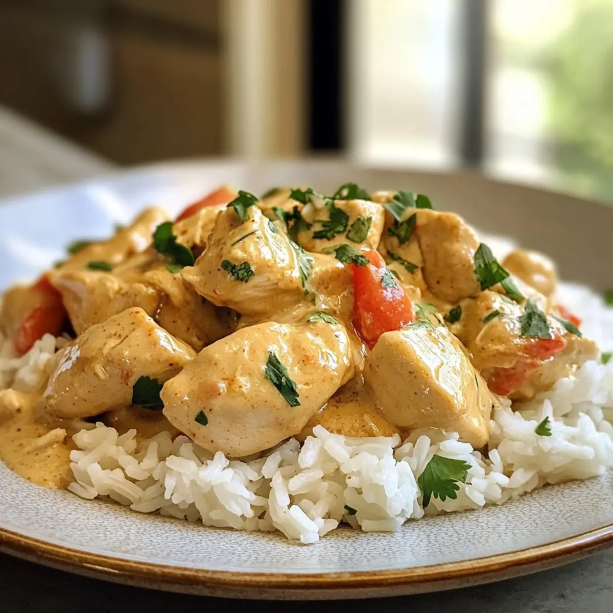 Crockpot Thai Coconut Chicken