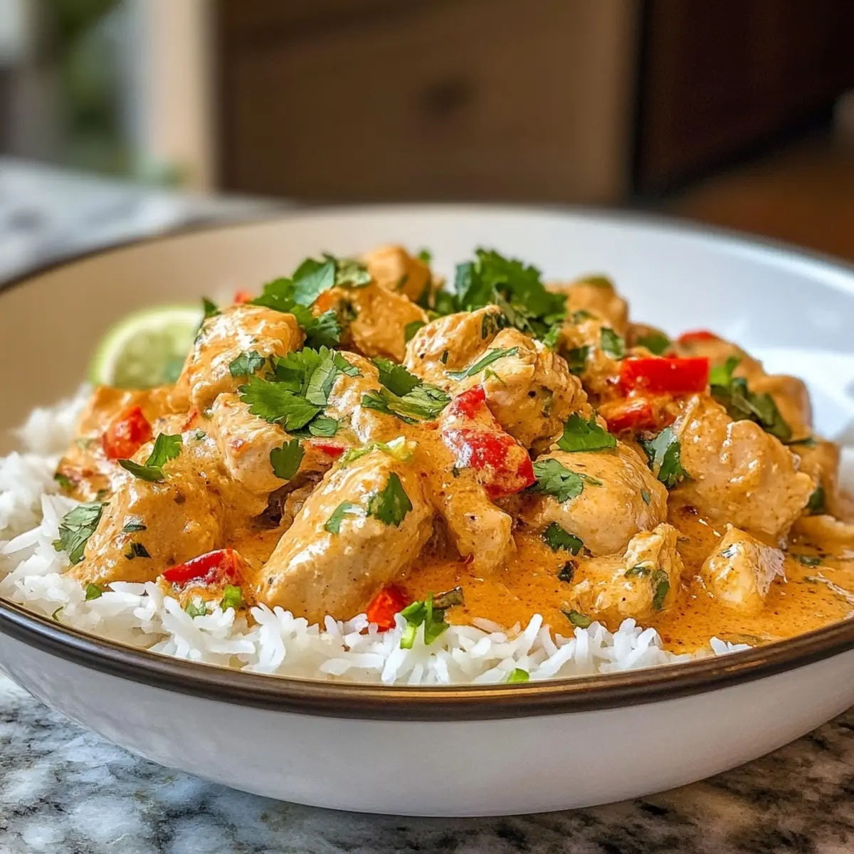 Crockpot Thai Coconut Chicken